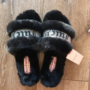 Just Couture - Black Gravity Slipper size 7
